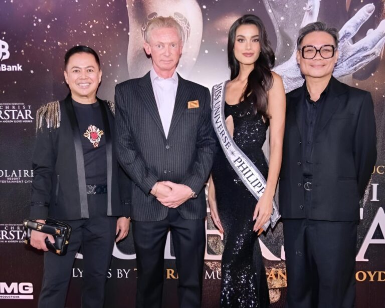 Voltaire Tayag, Carlos Candal, Miss Universe Philippines, and Jonas Gaffud